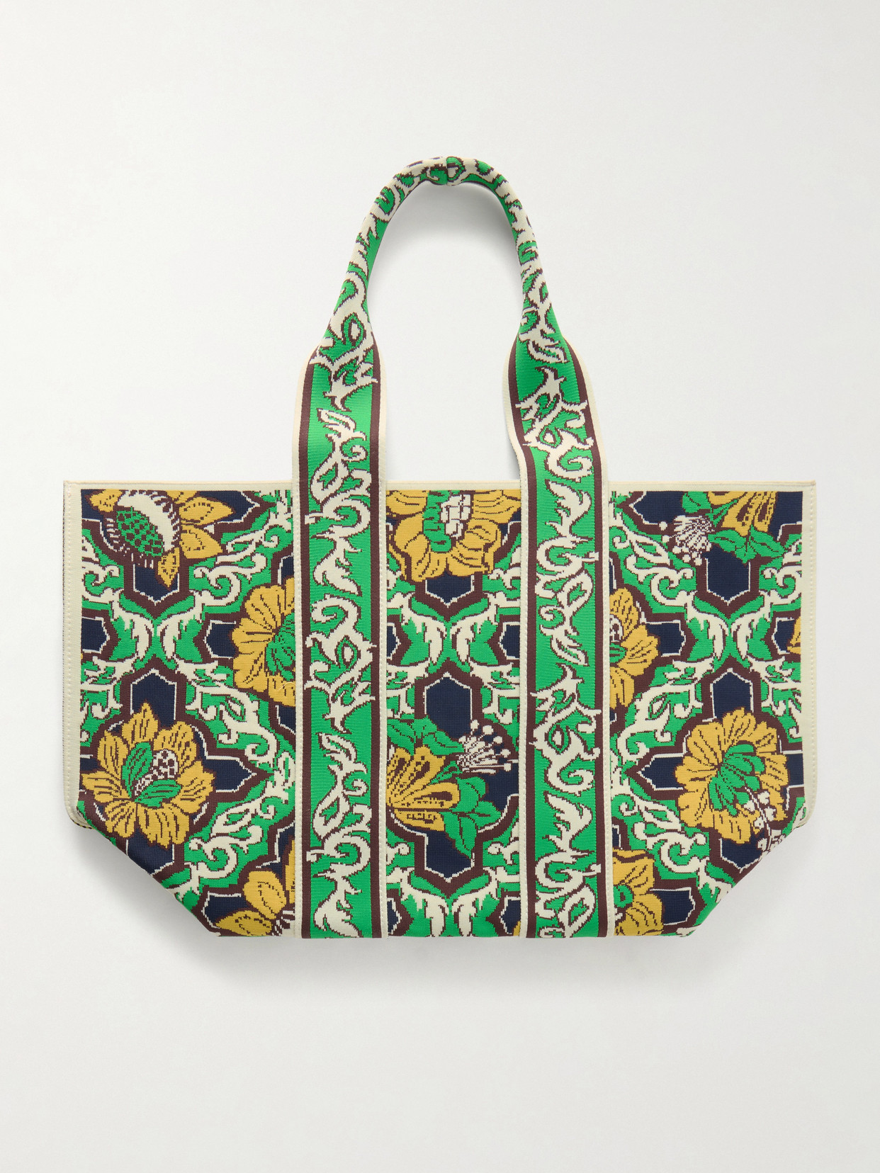 Alémais - Liana Recycled Jacquard-Knit Tote