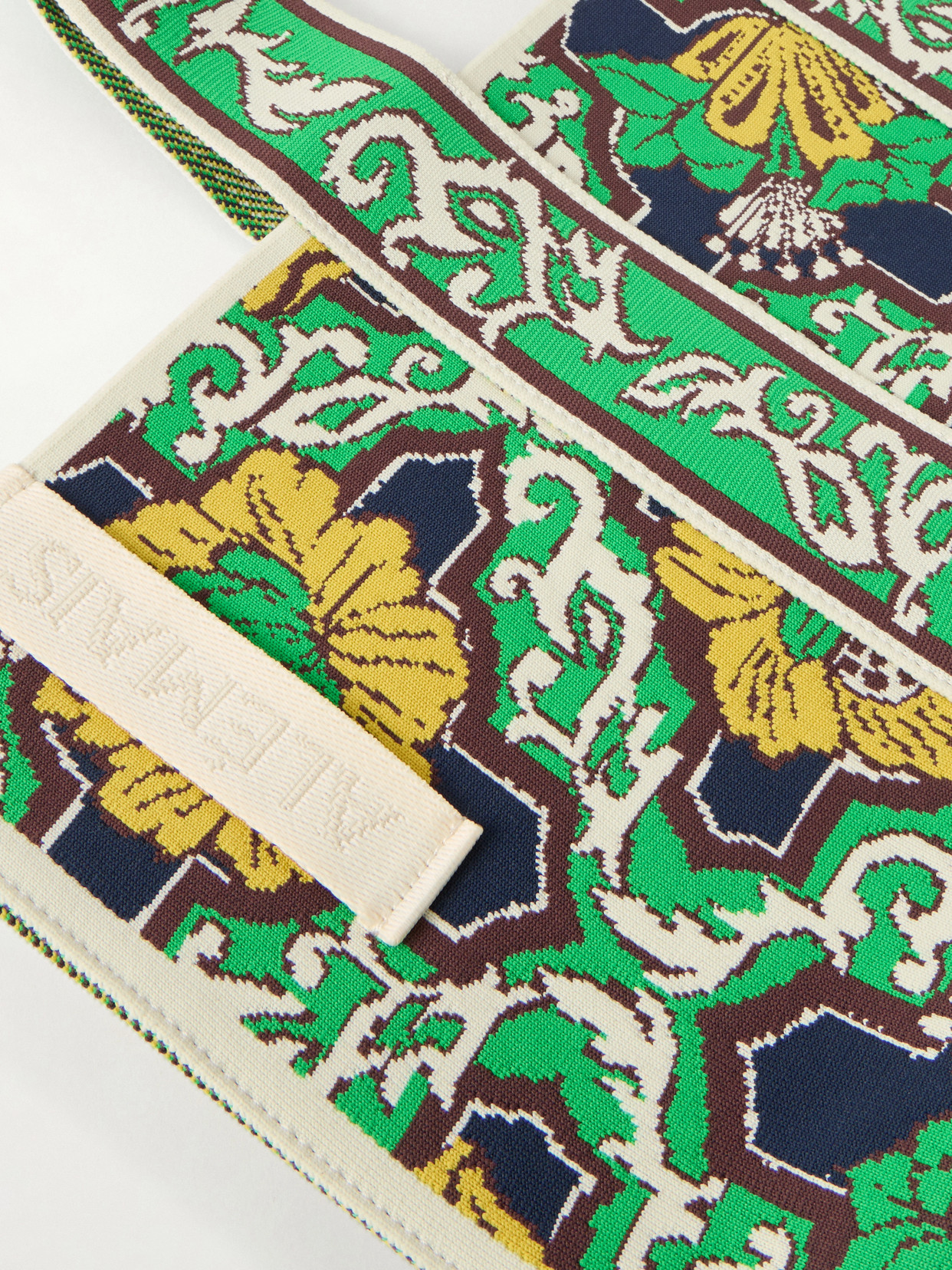 Alémais - Liana Recycled Jacquard-Knit Tote
