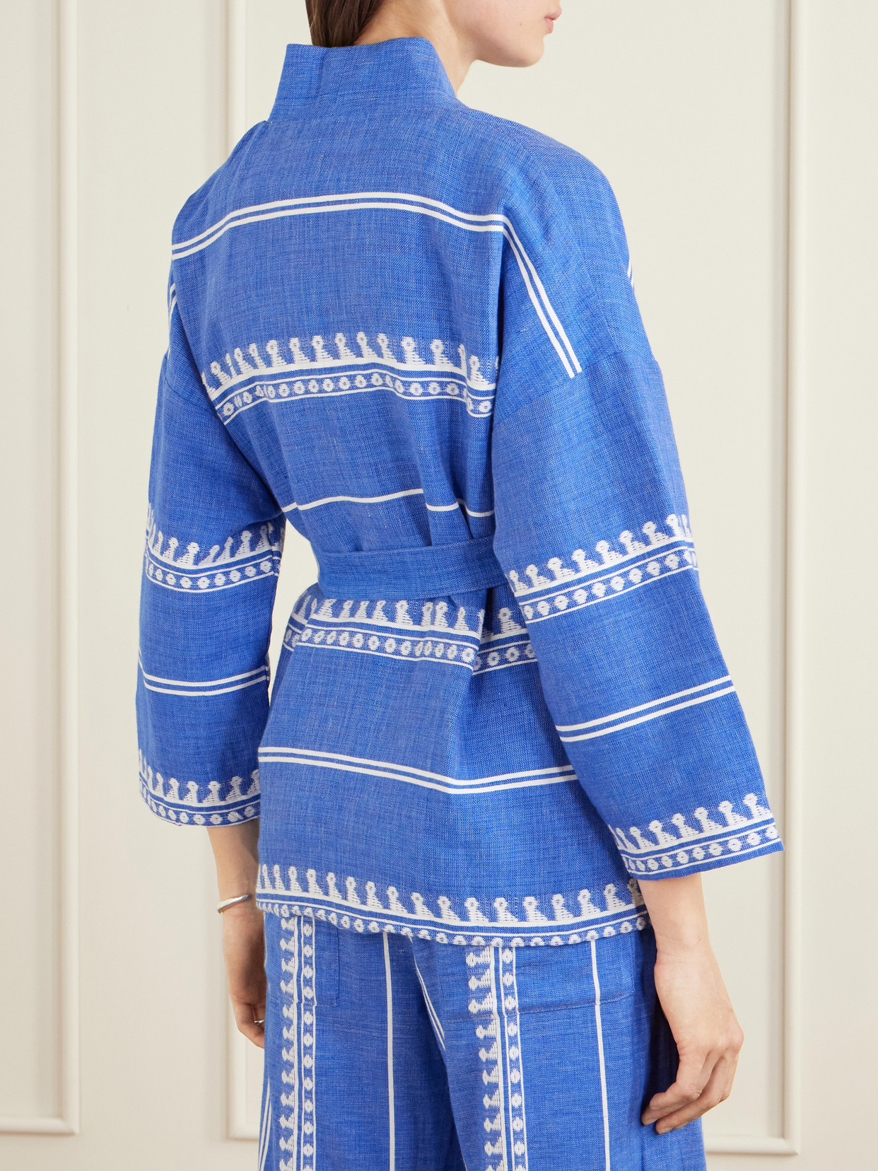Terara Tie-Detailed Cotton-Gauze Jacket