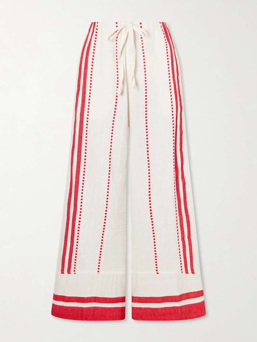 Lemlem Desta Straight-leg Cotton Pants