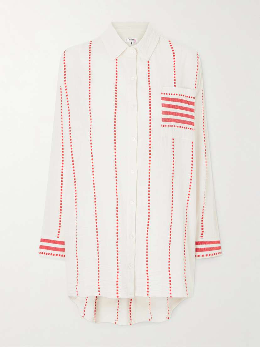 Lemlem Mariam Cotton-gauze Shirt