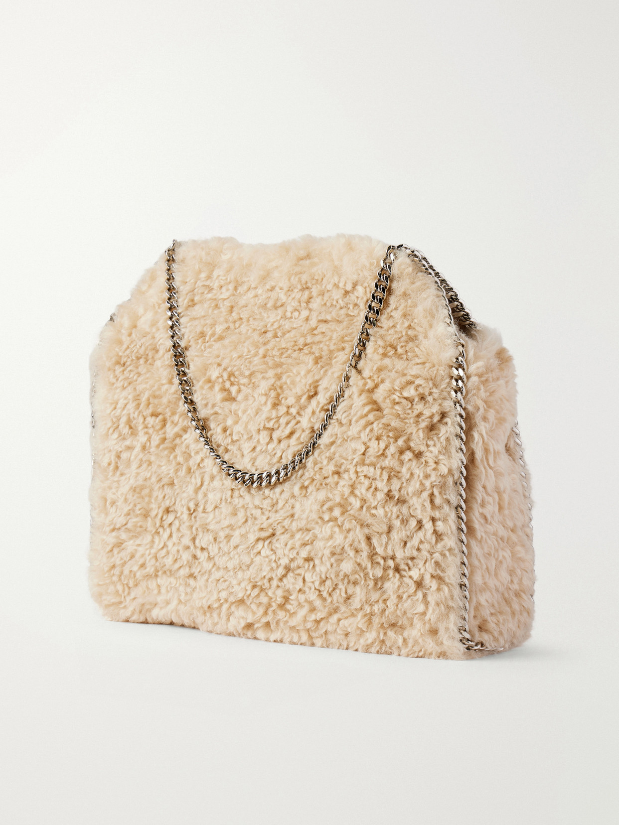 Falabella Chain-Detailed Plush Tote