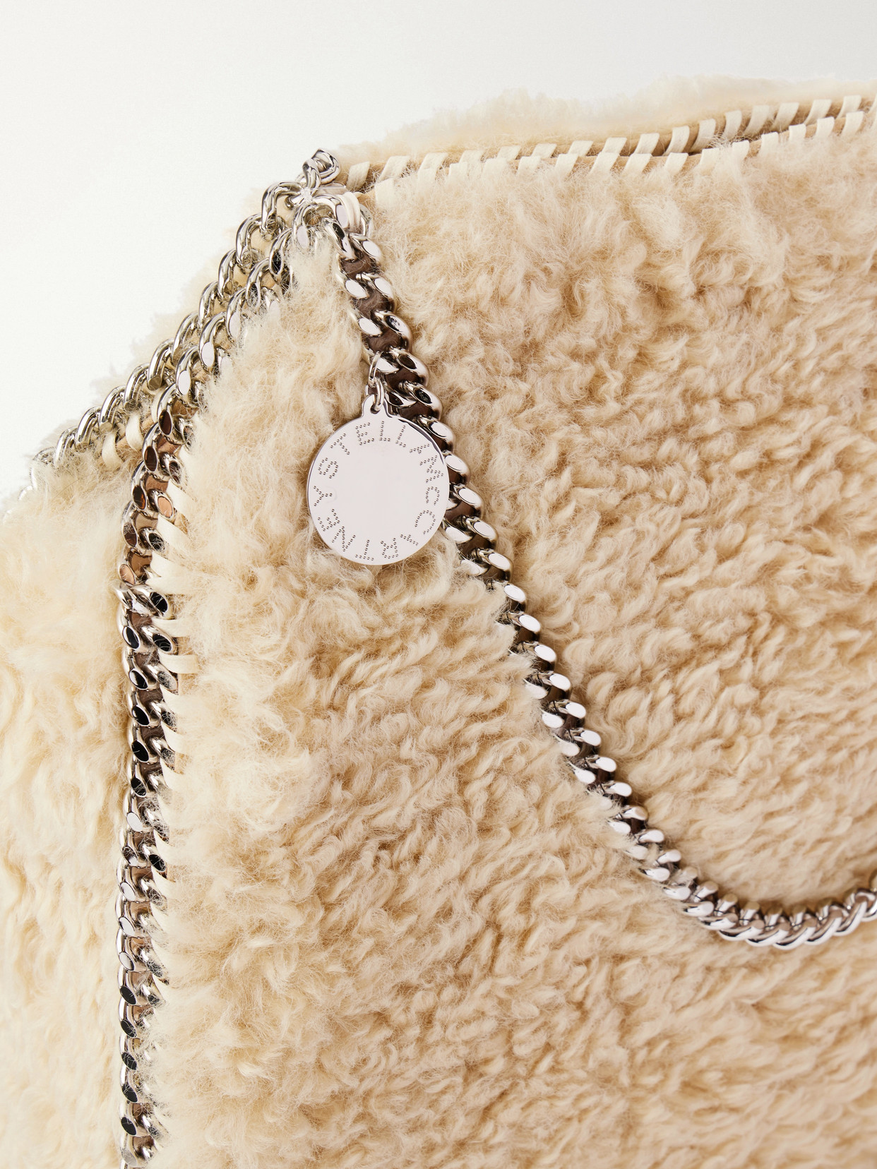 Falabella Chain-Detailed Plush Tote
