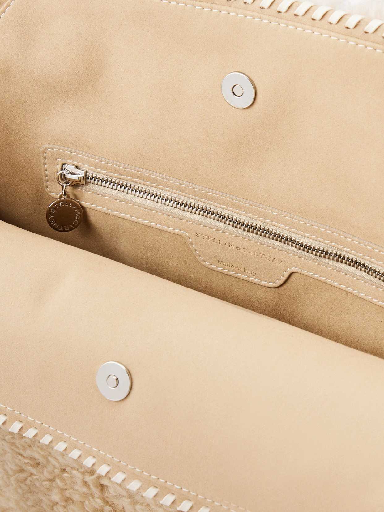 Falabella Chain-Detailed Plush Tote