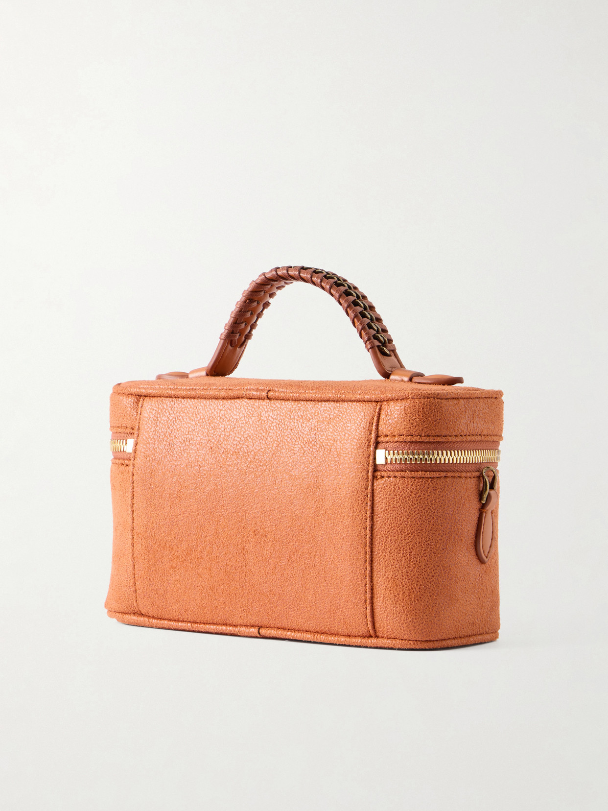 Falabella Vanity Metallic Vegetarian Material Shoulder Bag