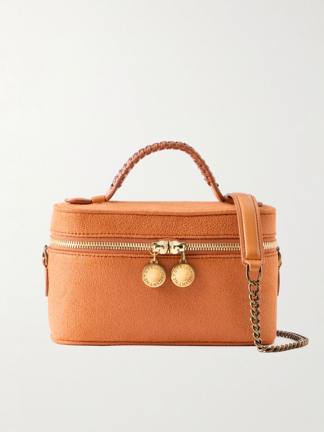 falabella vanity metallic vegetarian material shoulder bag