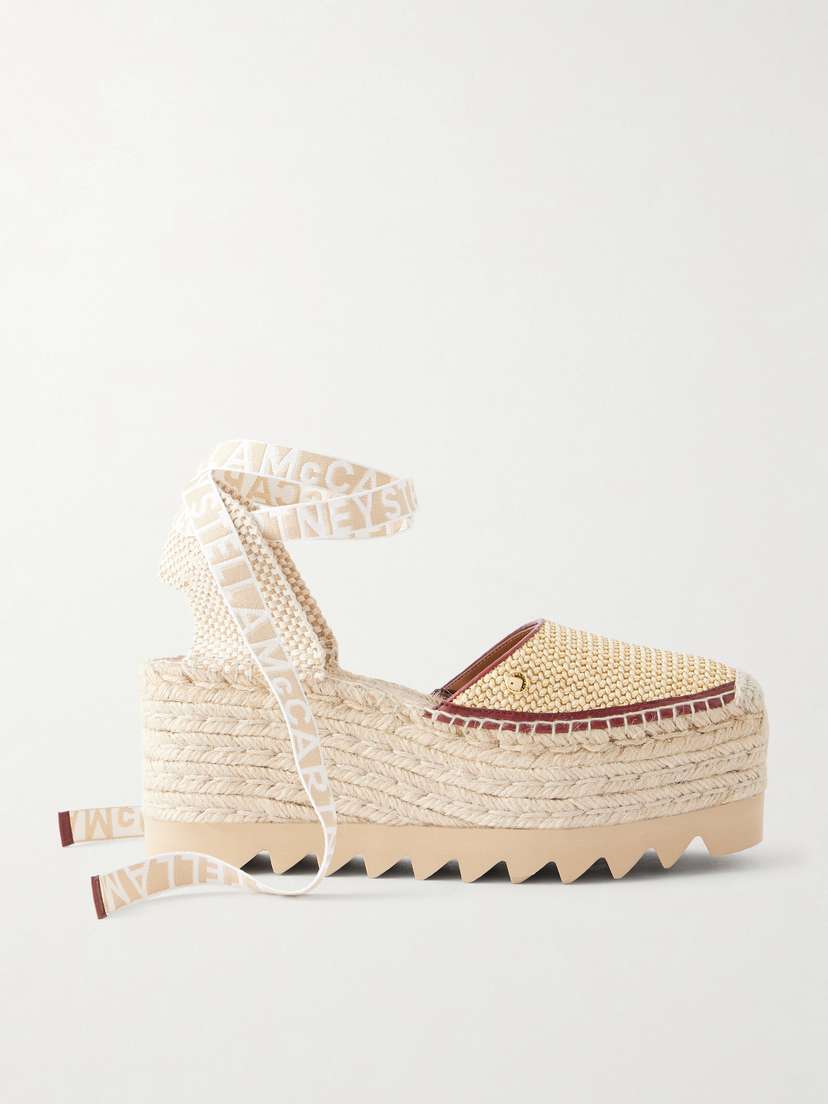 Stella McCartney Gaia Espadrille Wedges