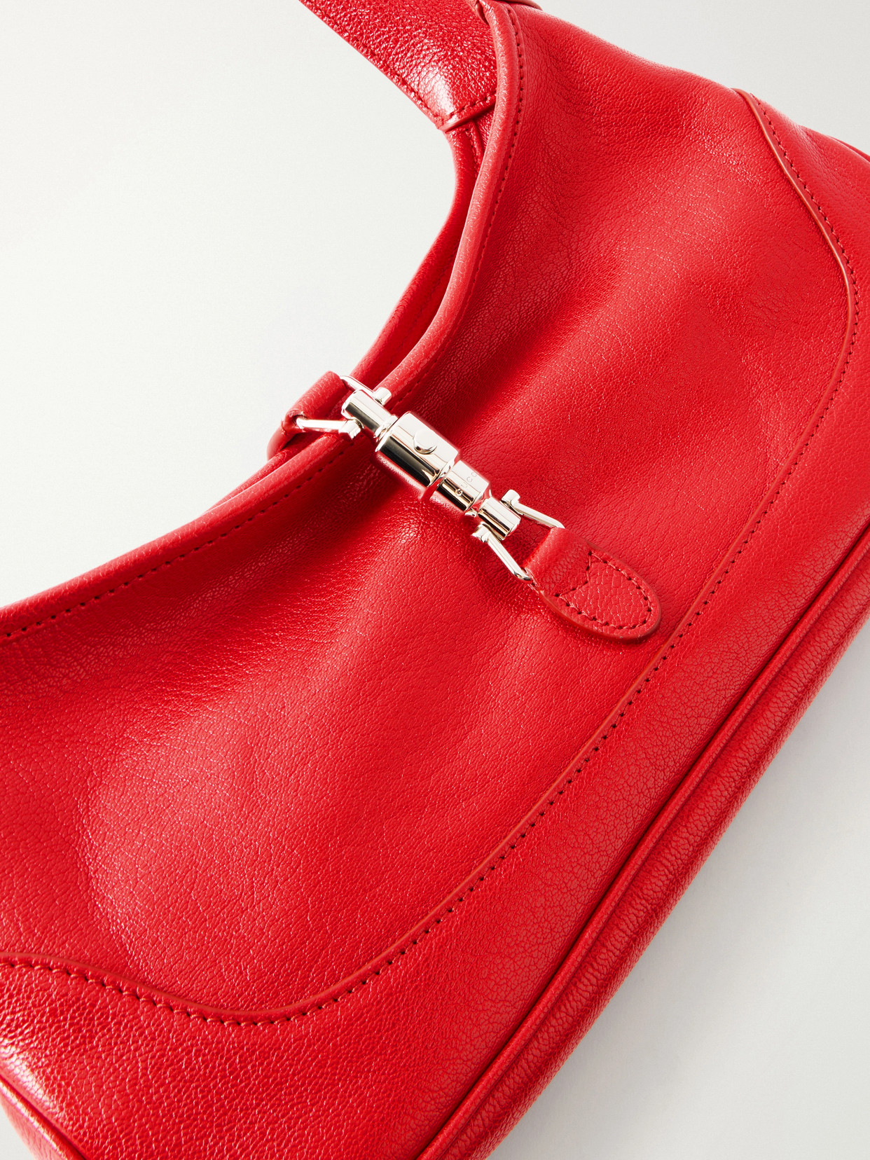 Jackie 1961 Slim Textured-Leather Shoulder Bag