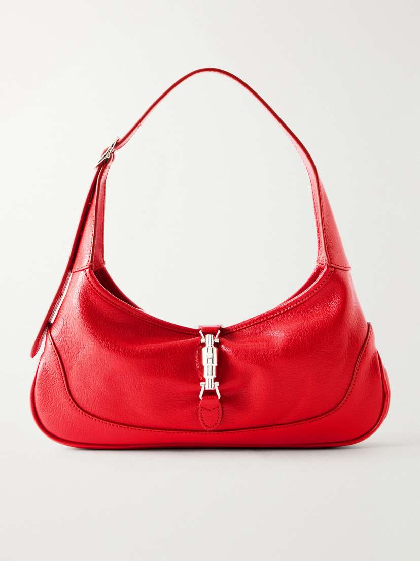 Gucci Jackie 1961 Slim Textured-leather Shoulder Bag