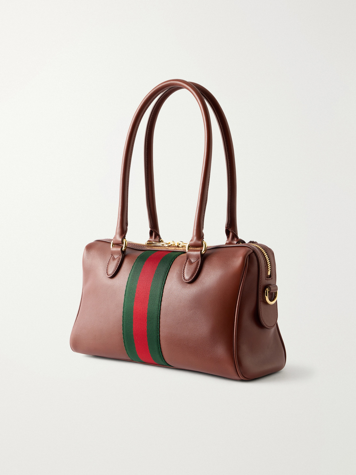 Borsetto Small Webbing-Trimmed Shoulder Bag