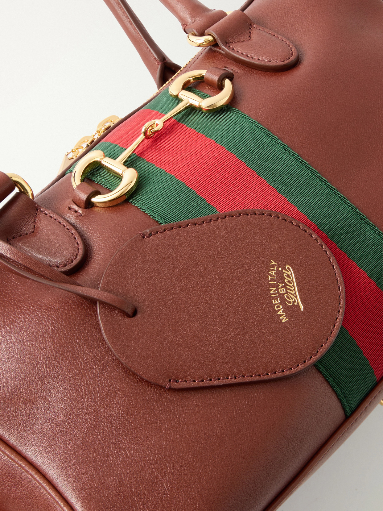 Borsetto Small Webbing-Trimmed Shoulder Bag