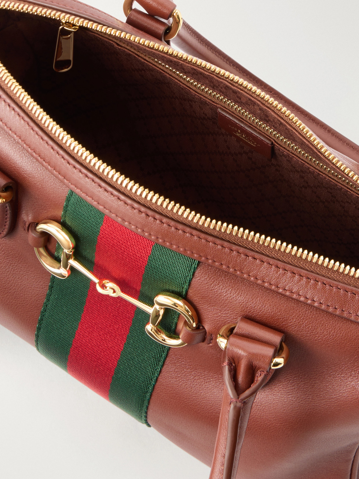 Borsetto Small Webbing-Trimmed Shoulder Bag