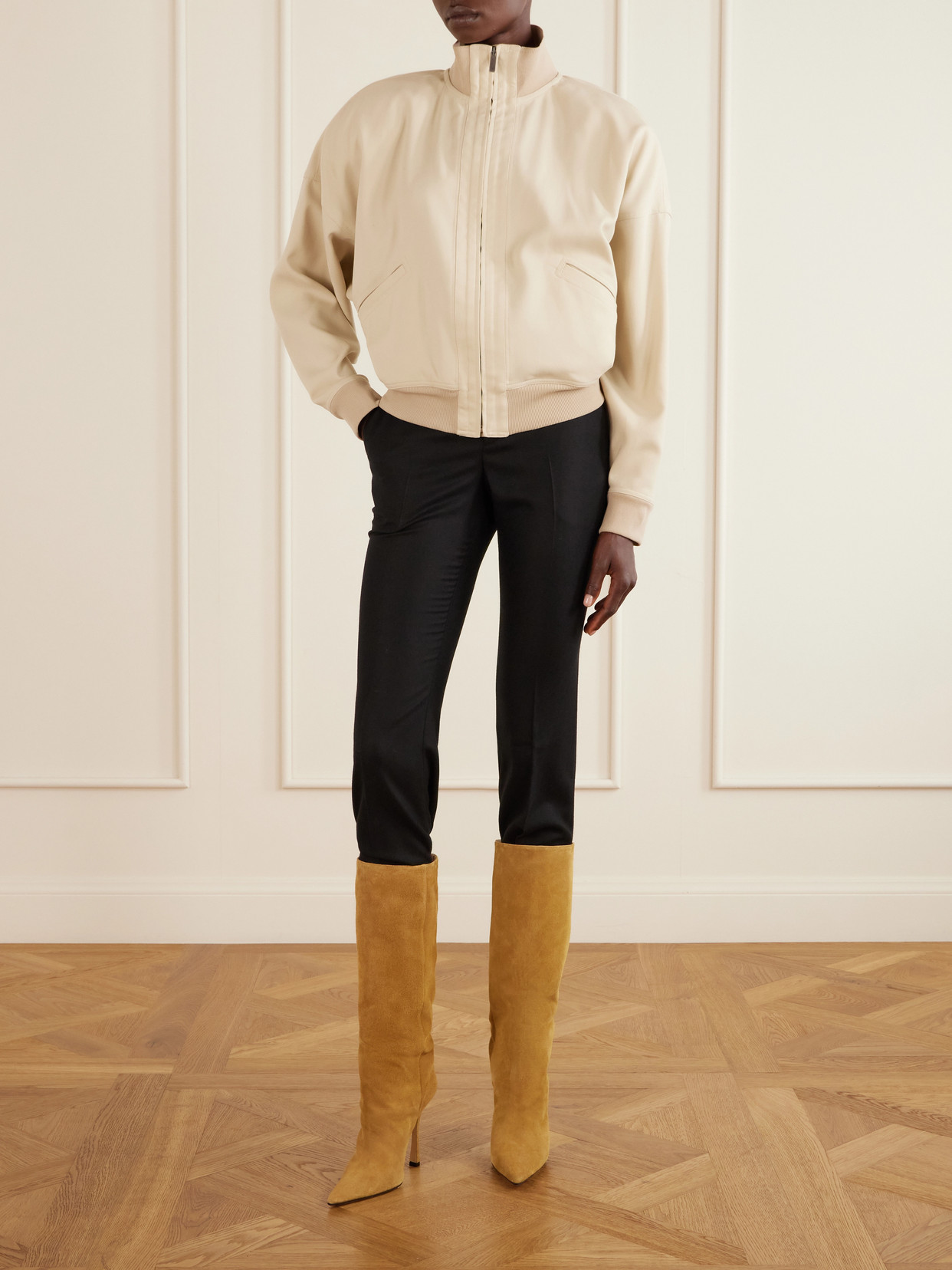 Suede Knee Boots