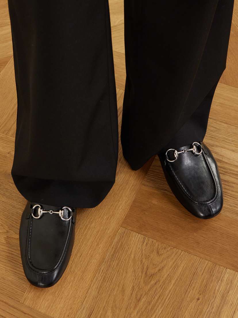 Gucci Jordaan Horsebit-detailed Leather Loafers | Thumbnail 2 Gucci Jordaan Horsebit-detailed Leather Loafers | Thumbnail 2