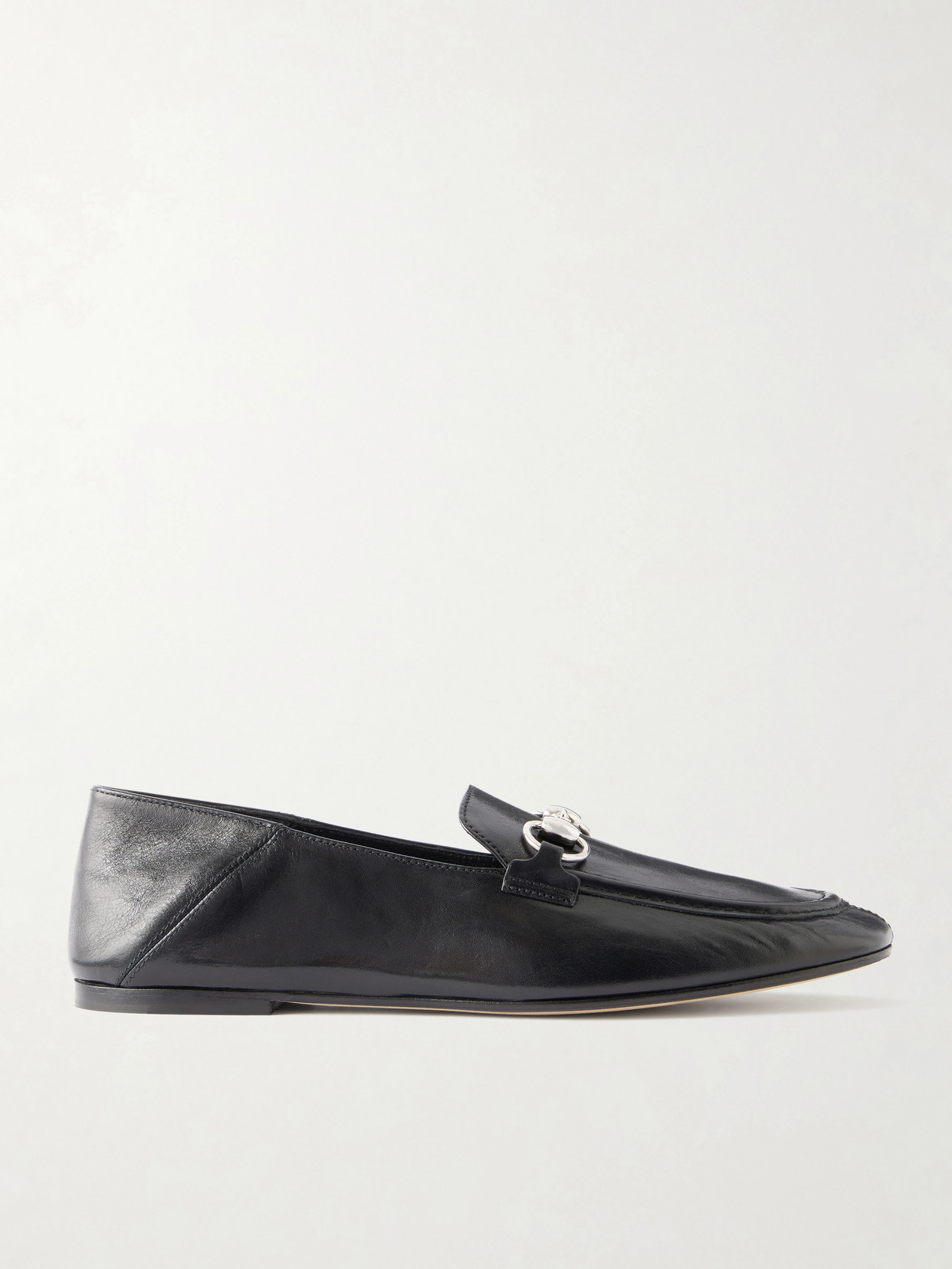 Gucci - Jordaan Horsebit-detailed Leather Loafers - Black