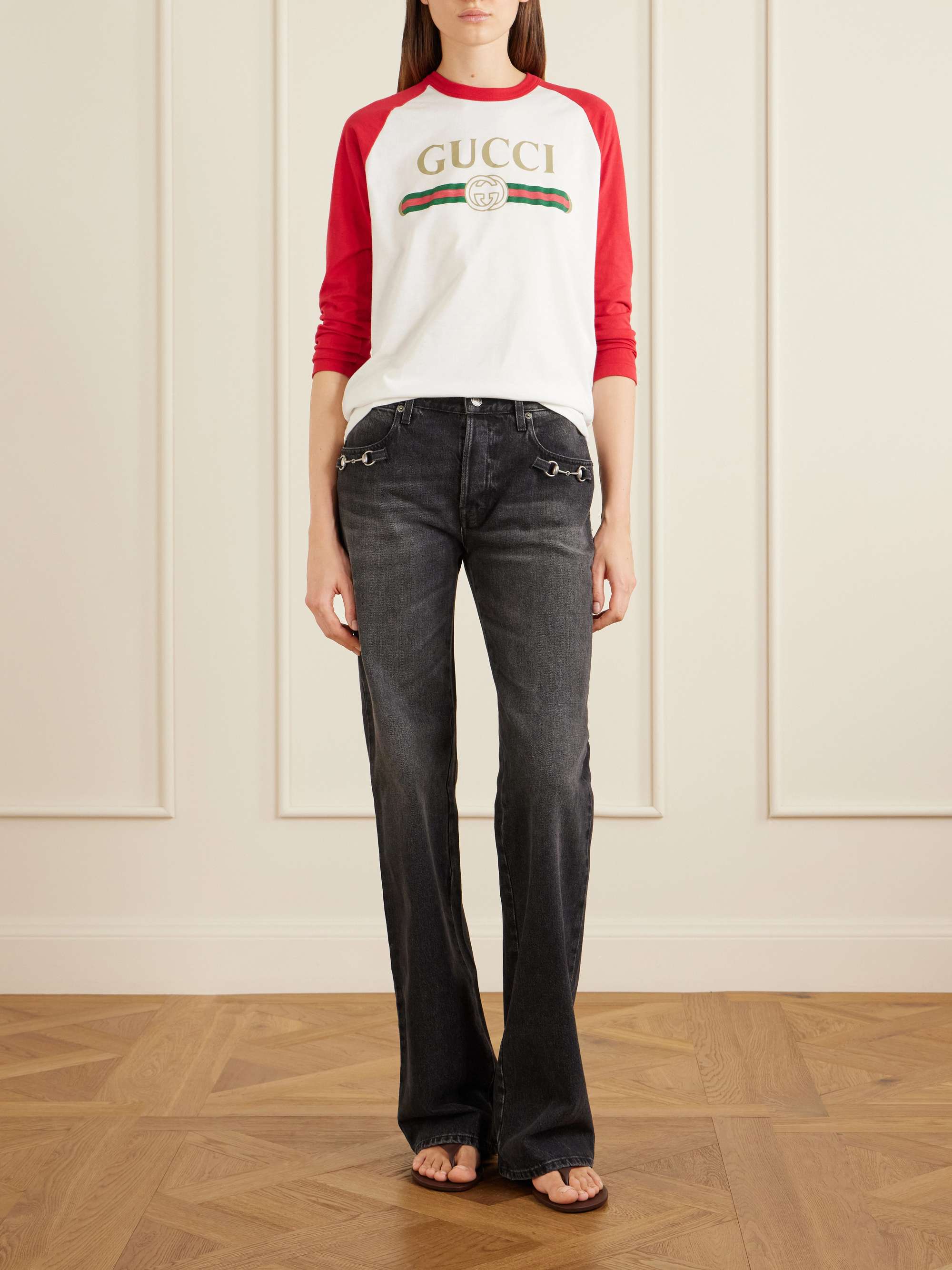 GUCCI Rubber sandals | NET-A-PORTER