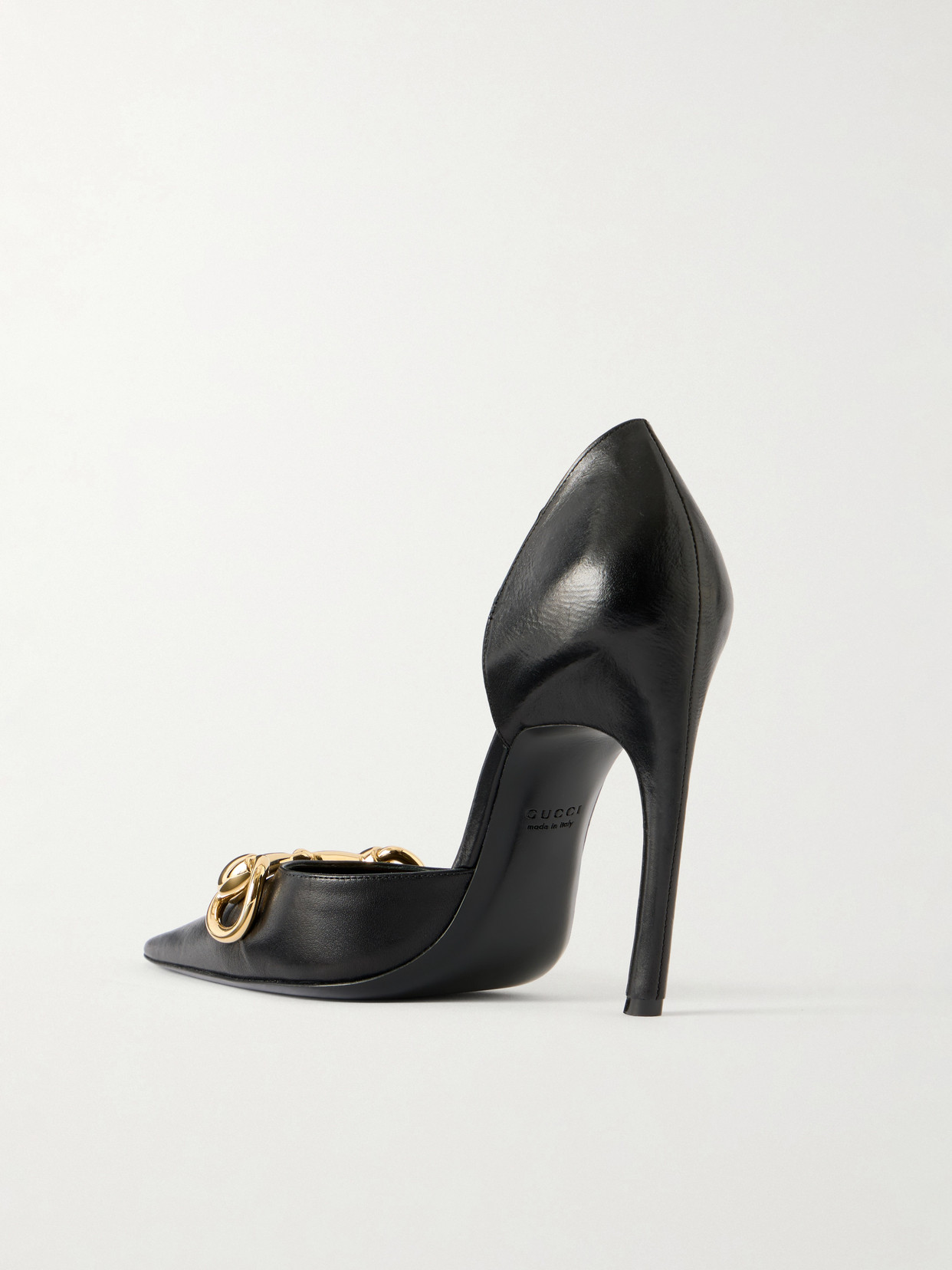 Boulevard Horsebit-Embellished Pumps
