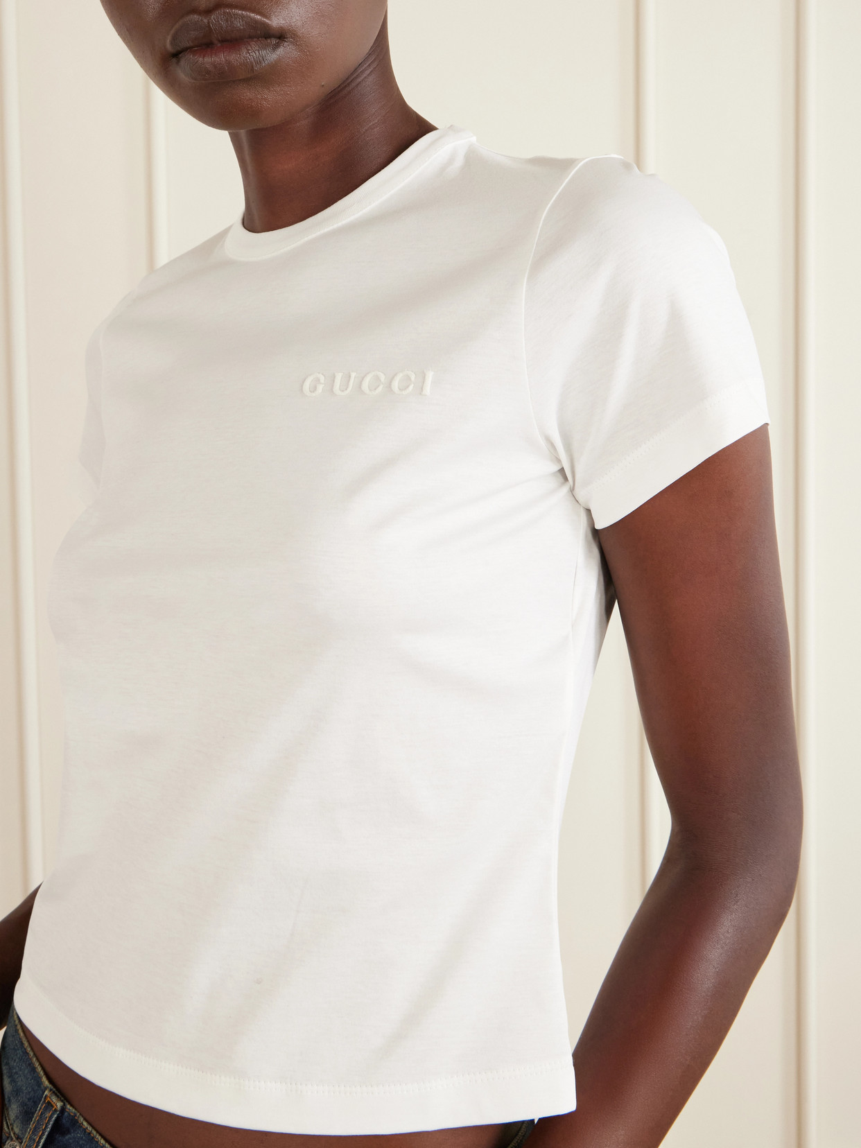 Logo-Embroidered Cotton T-Shirt
