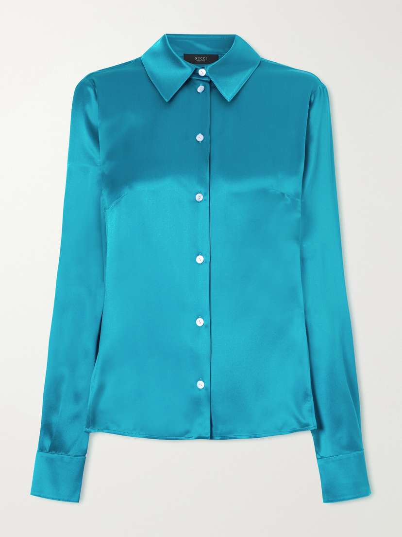 Gucci Silk-satin Shirt