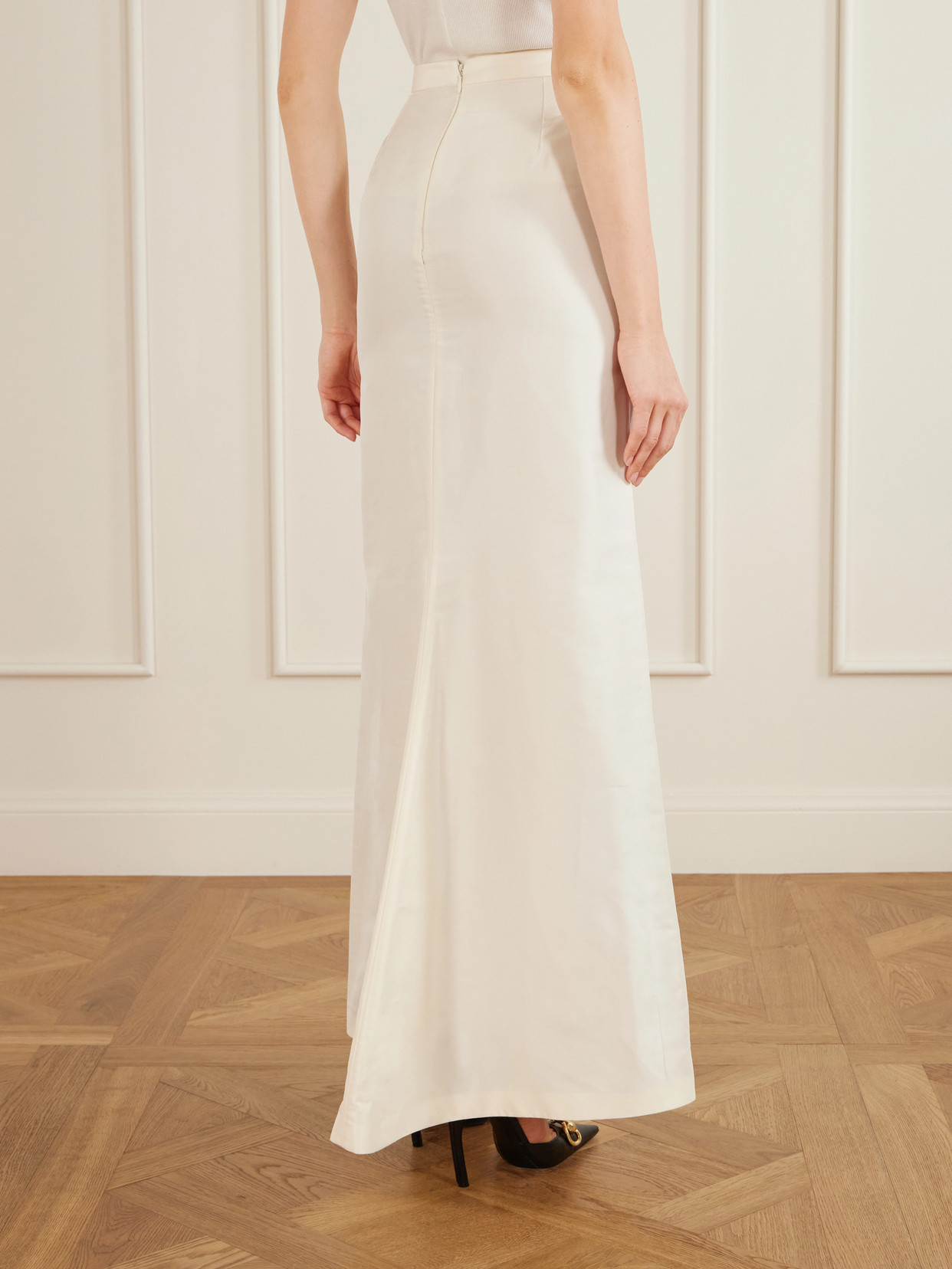 Silk-Satin Skirt