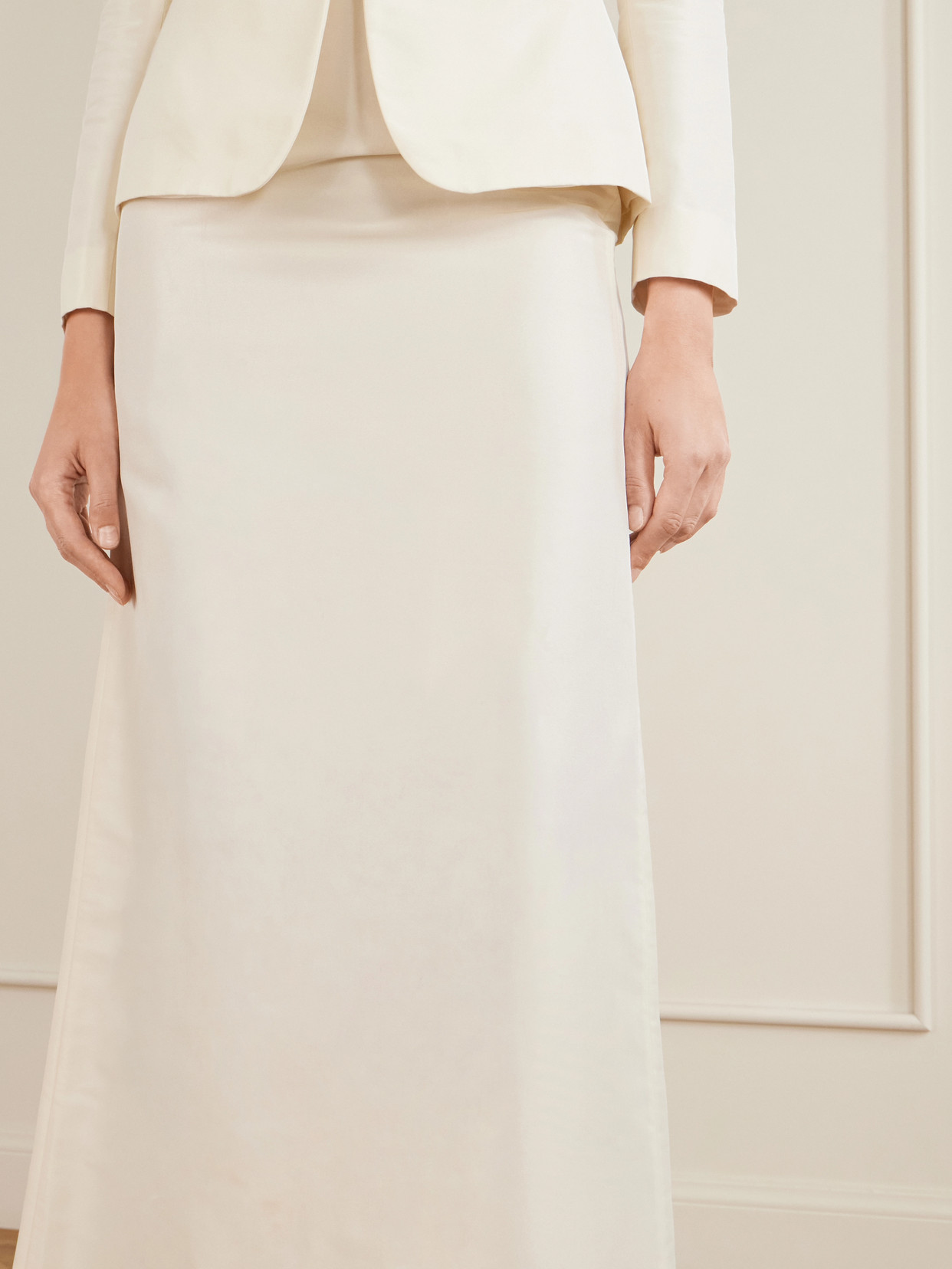 Silk-Satin Skirt