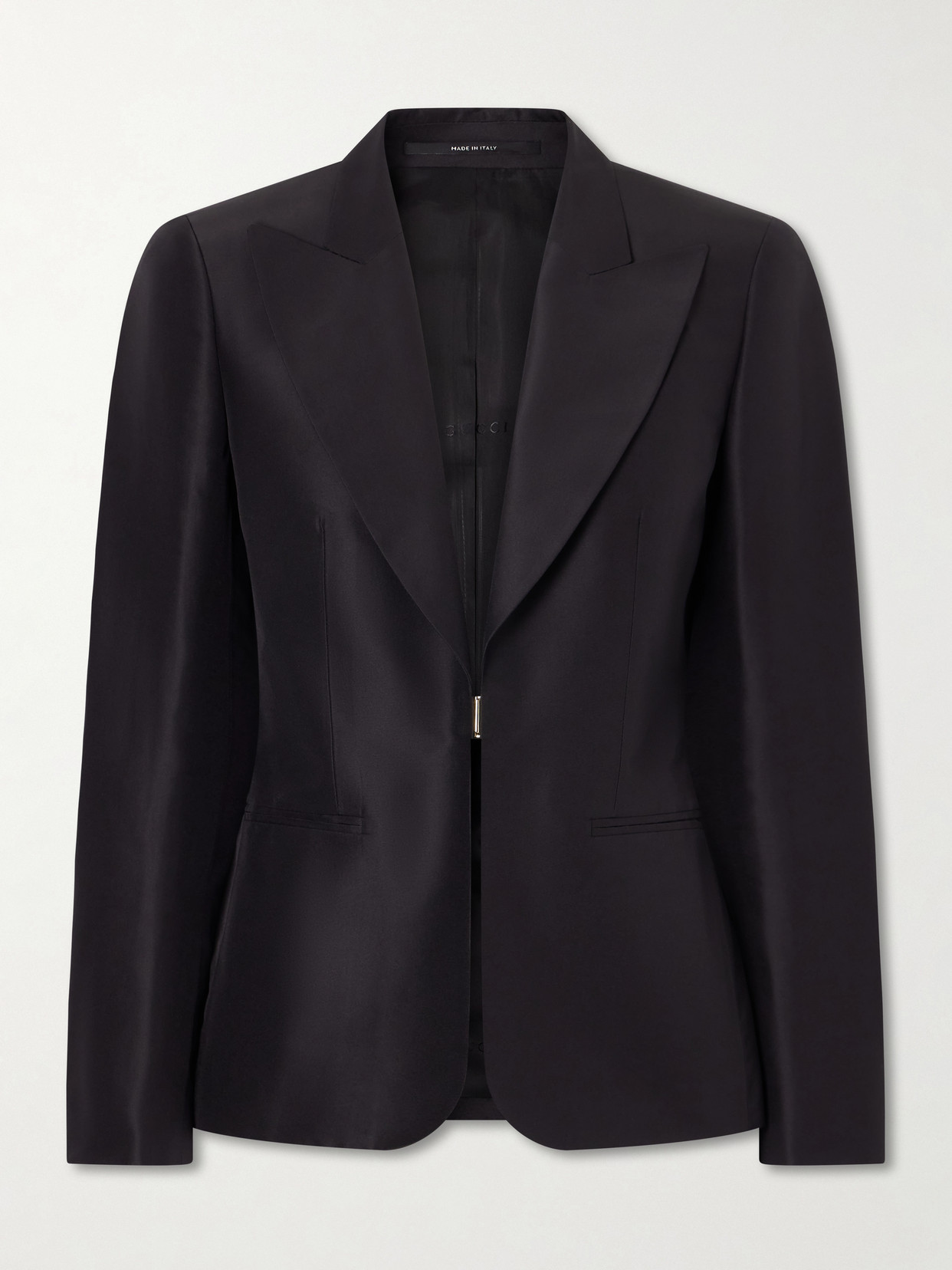 Gucci - Silk-satin Blazer - Black