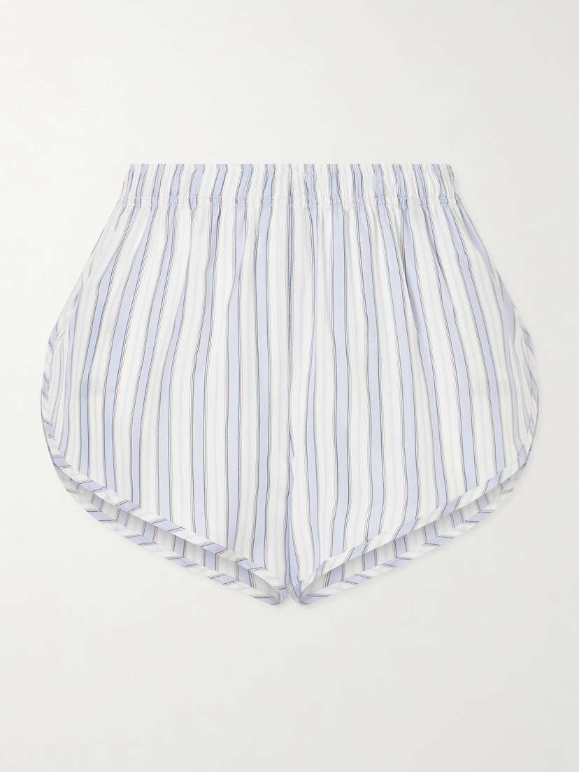 Gucci Striped Silk-satin Shorts