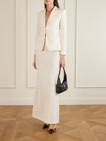 Gucci Silk-satin blazer