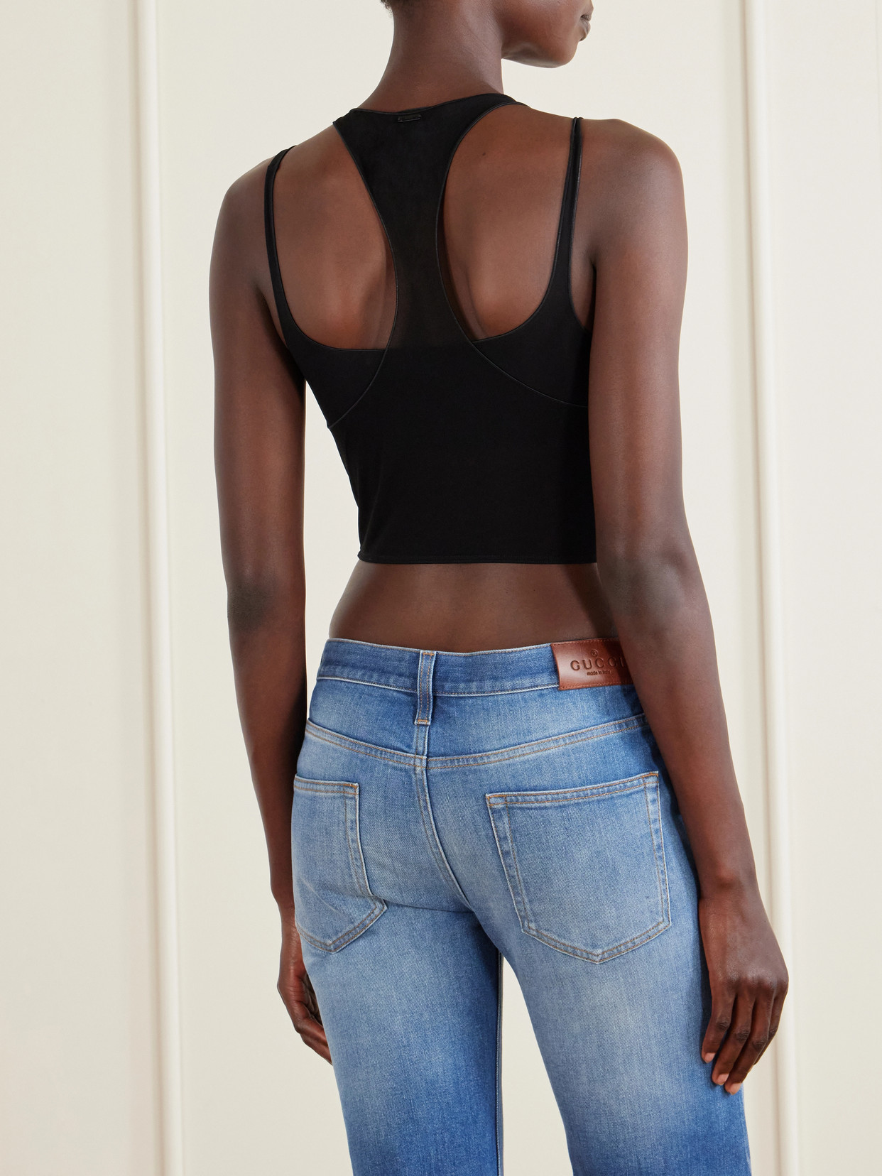 Cropped Layered Mesh Tank