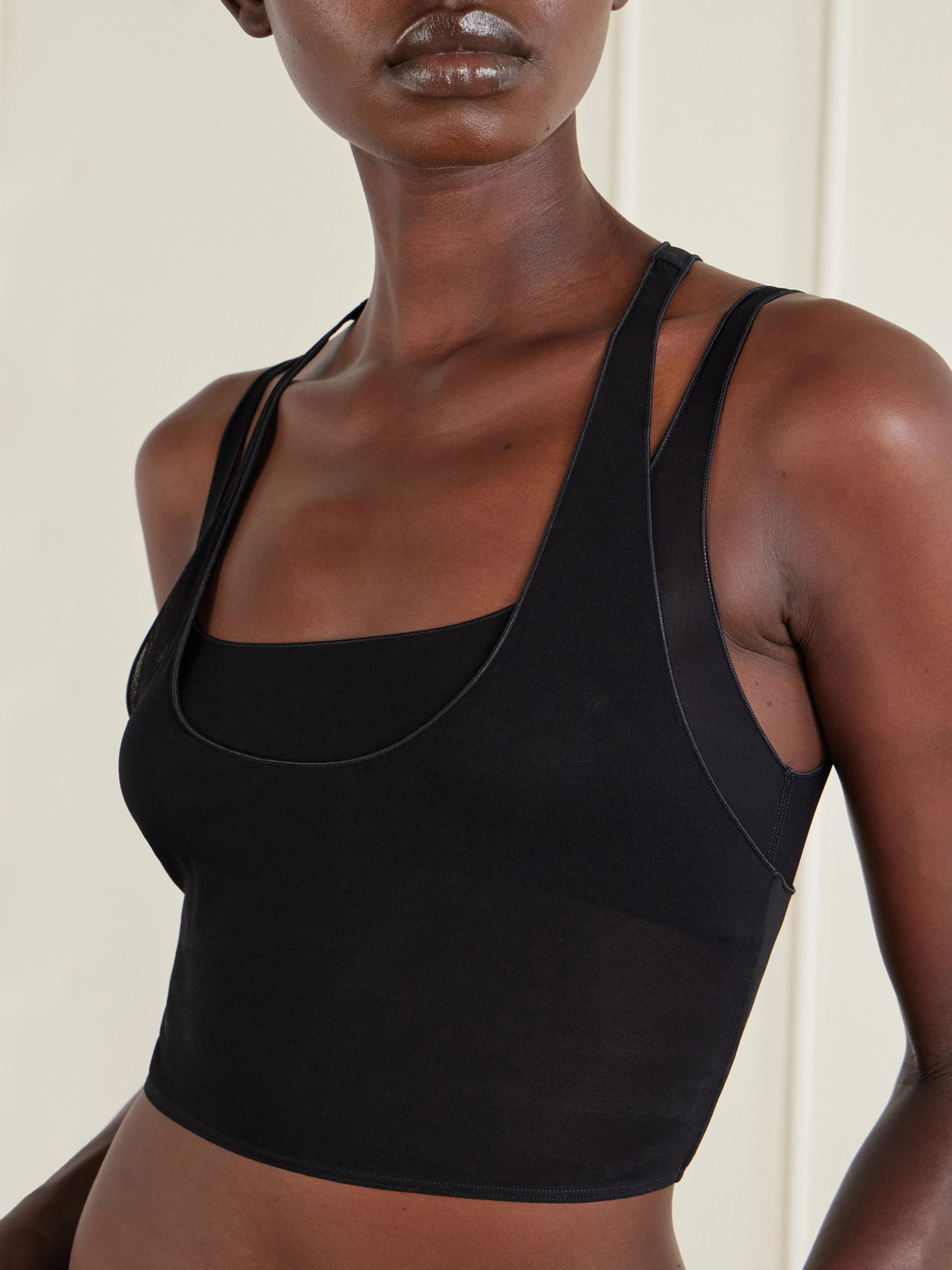Cropped Layered Mesh Tank