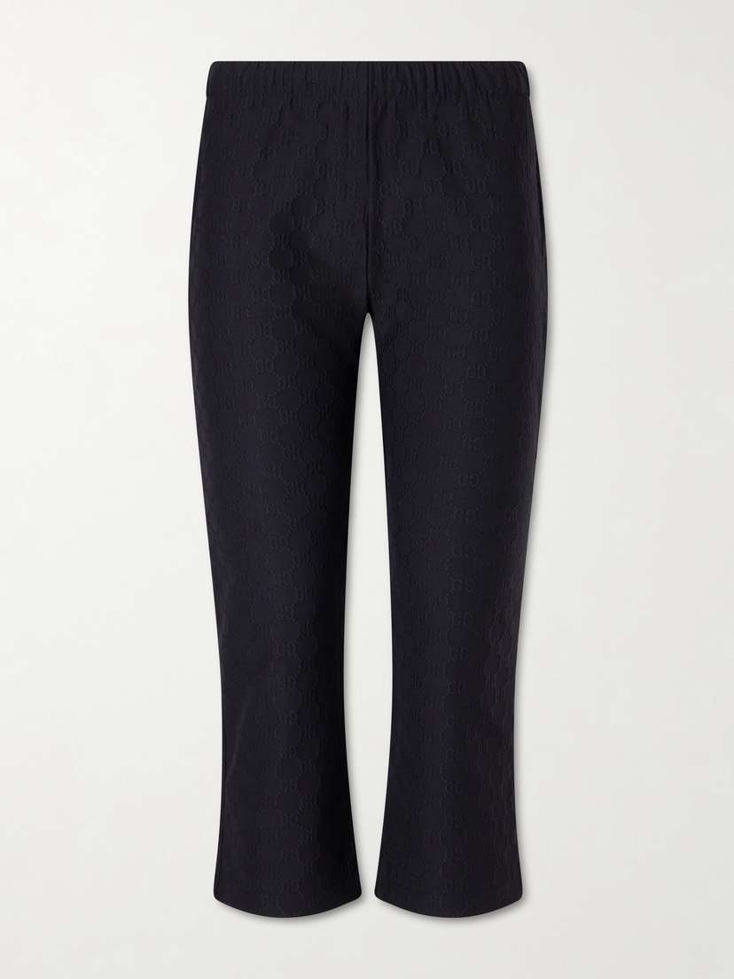Gucci Jacquard-knit Straight-leg Pants