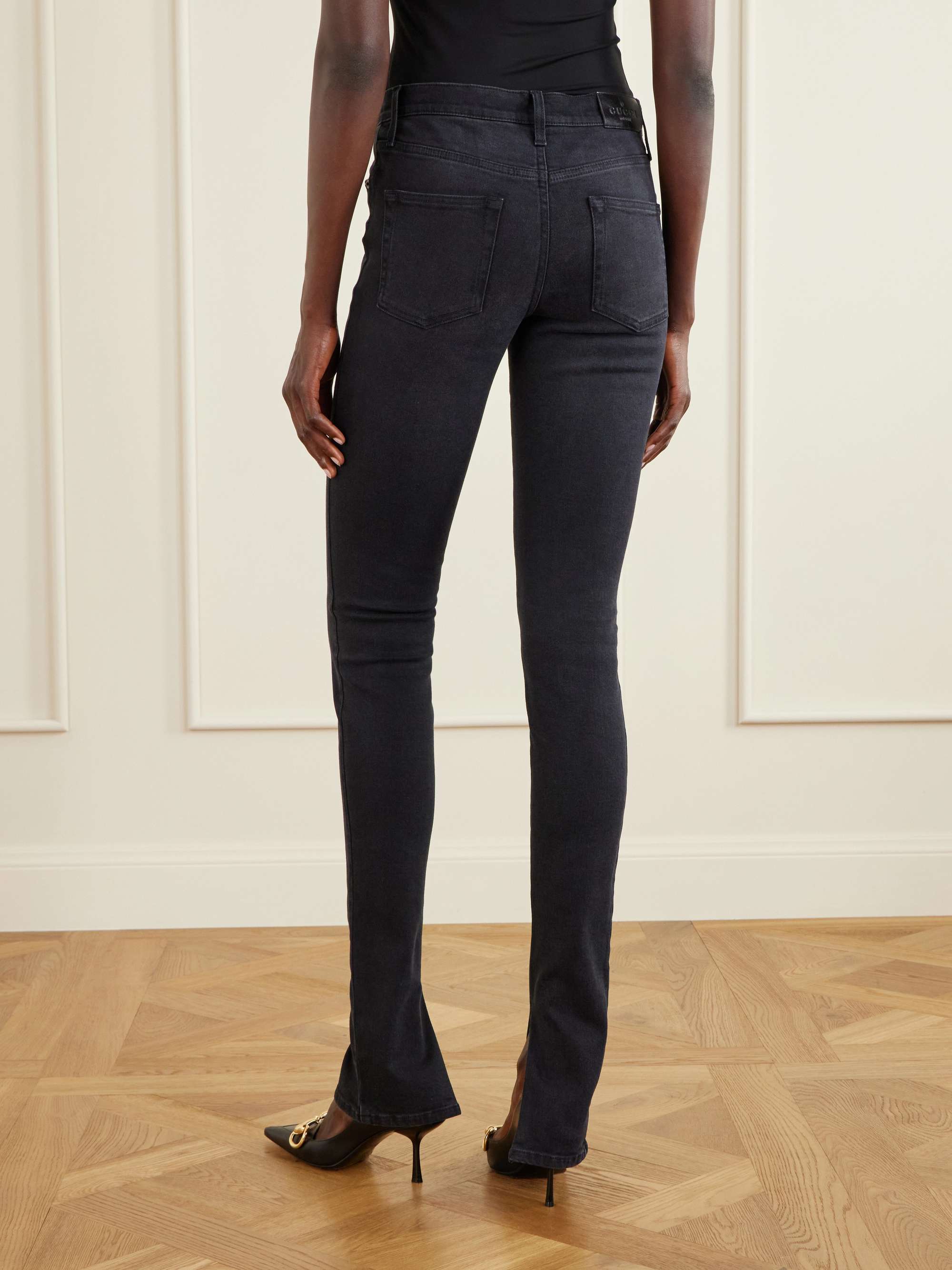GUCCI Denim skinny-leg pants | NET-A-PORTER