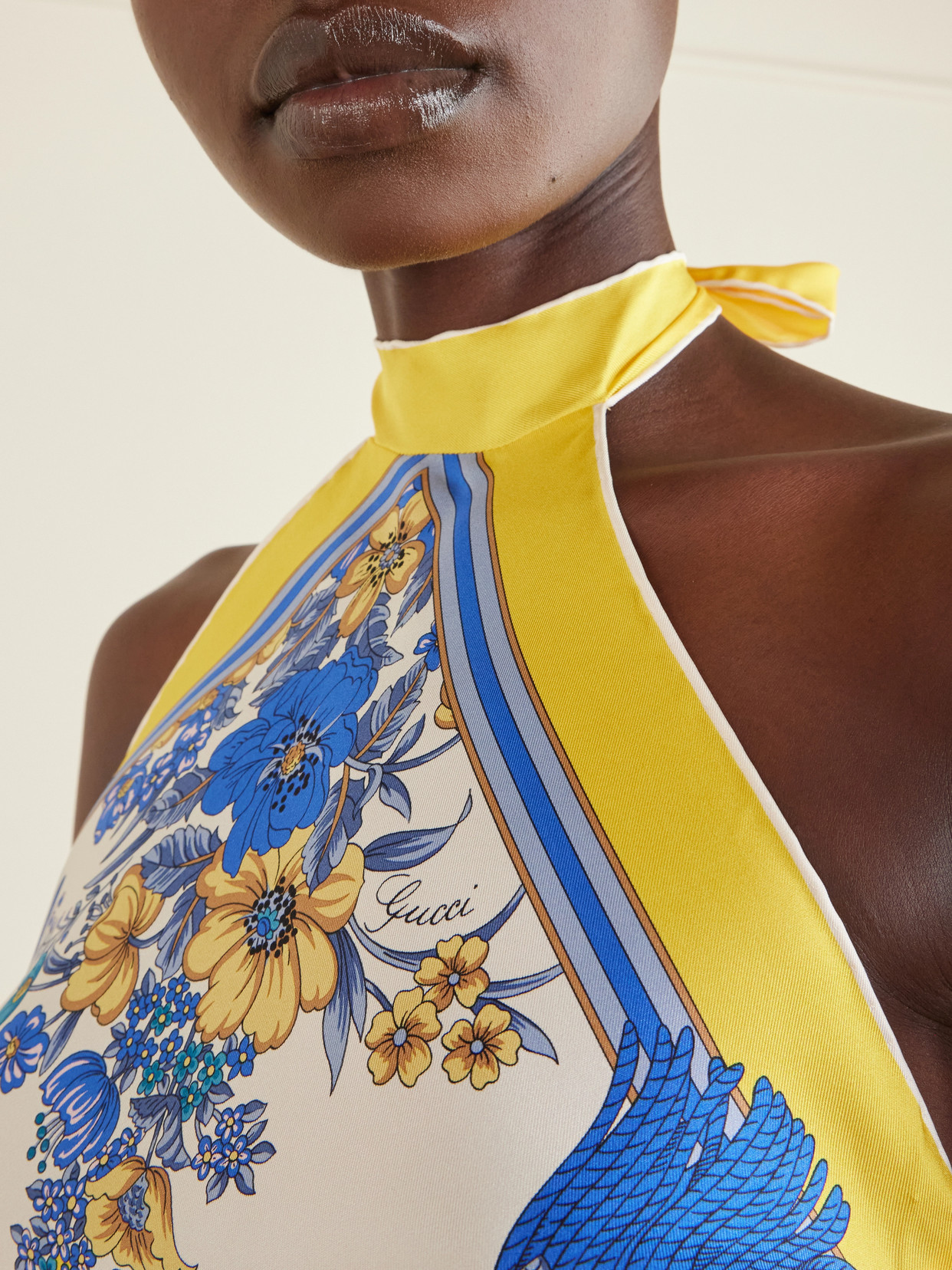 Printed Silk-Twill Tank
