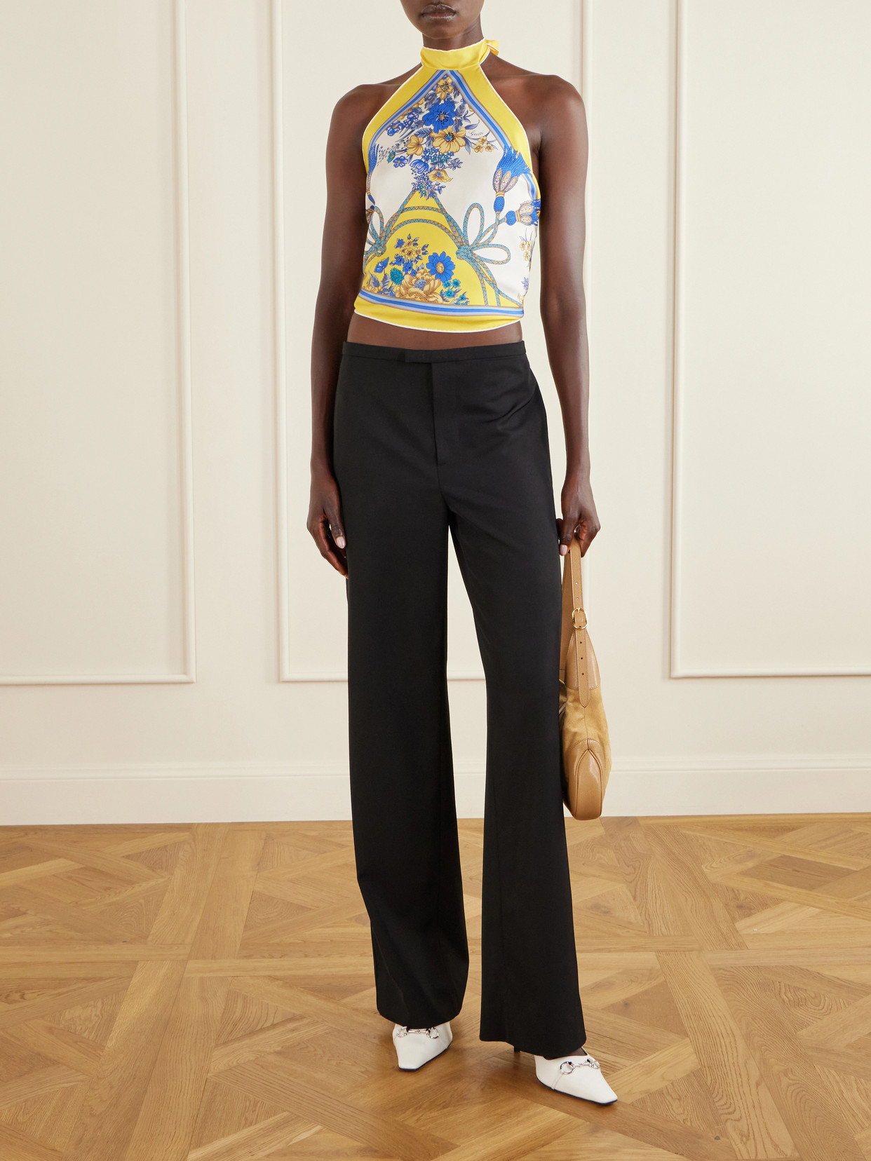 Printed Silk-Twill Tank