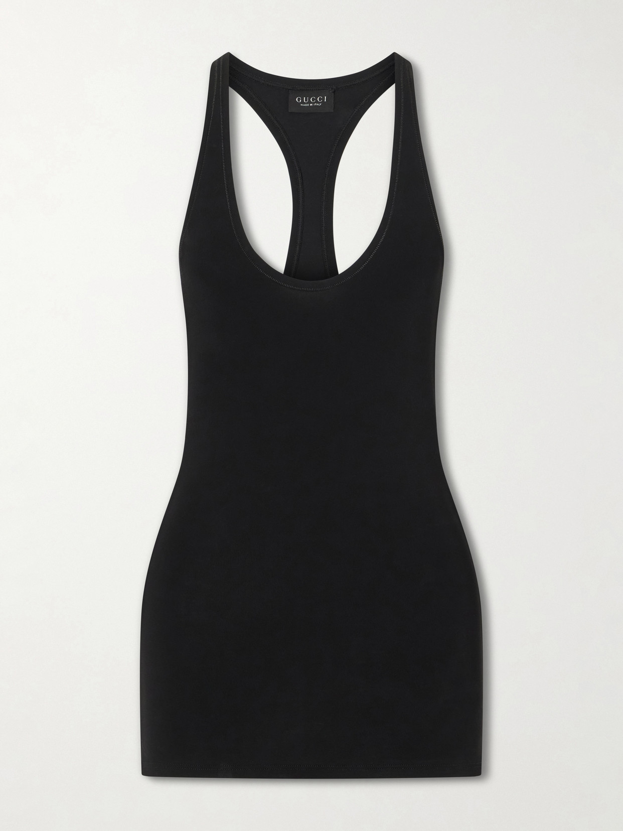 Gucci - Crepe Jersey Mini Dress - Black