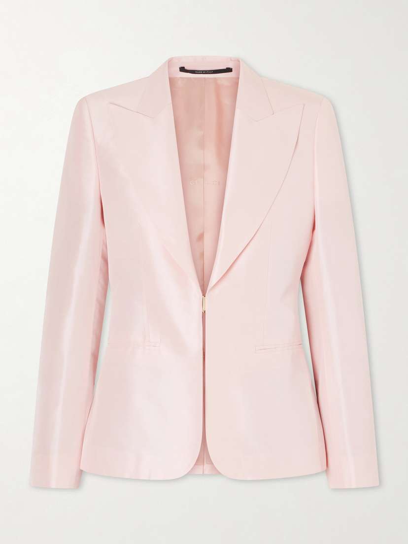 Gucci Silk-satin Blazer