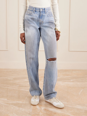 SLVRLAKE Tess Long distressed boyfriend jeans