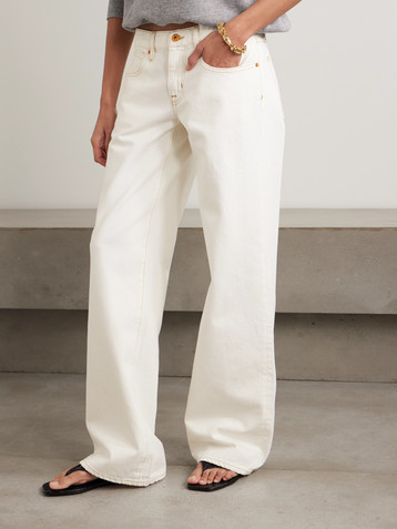 SLVRLAKE Lexi low-rise wide-leg jeans