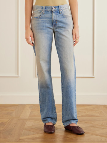 SLVRLAKE Ellie low-rise straight-leg jeans