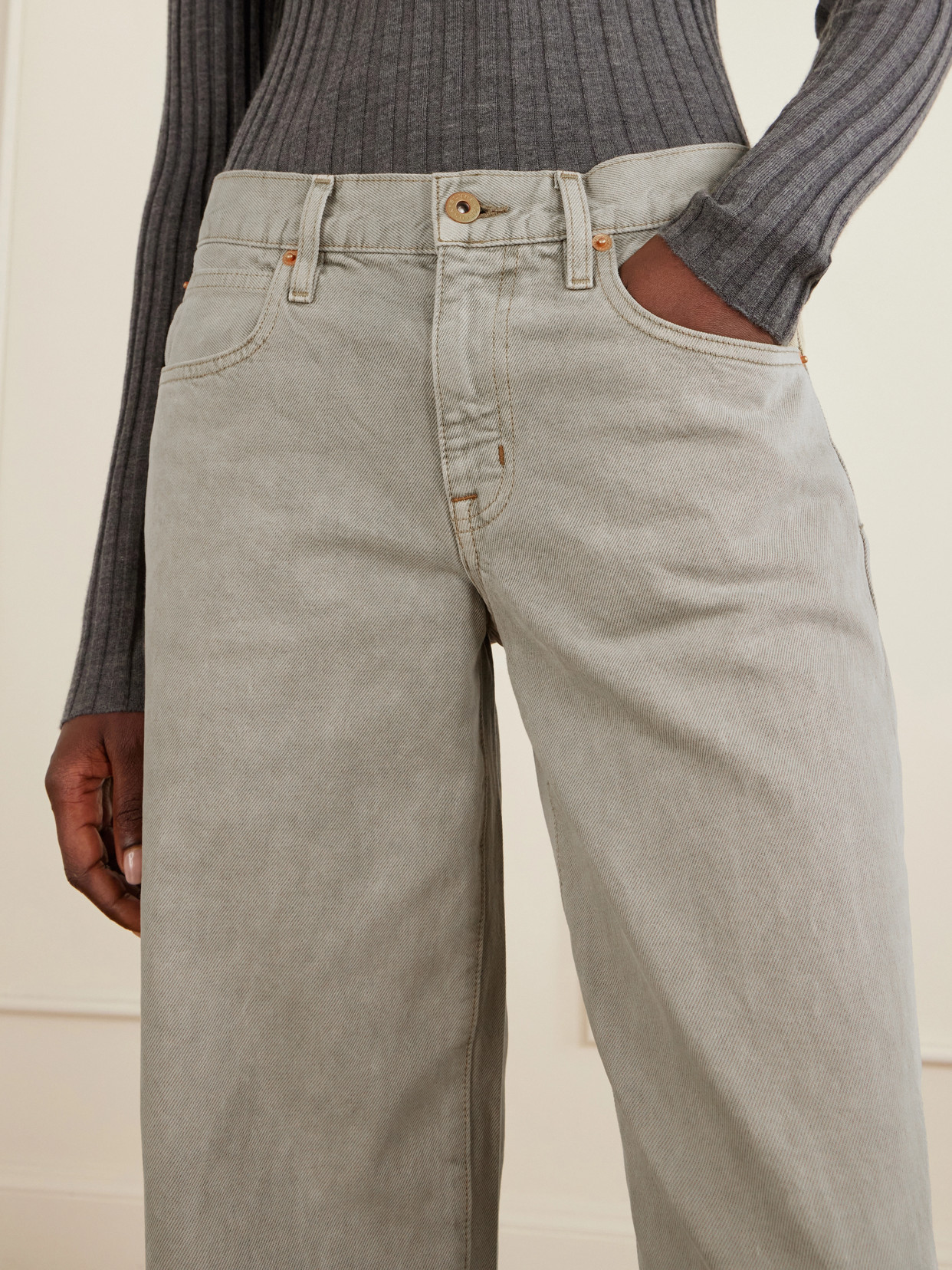 Mica Low-Rise Wide- Leg