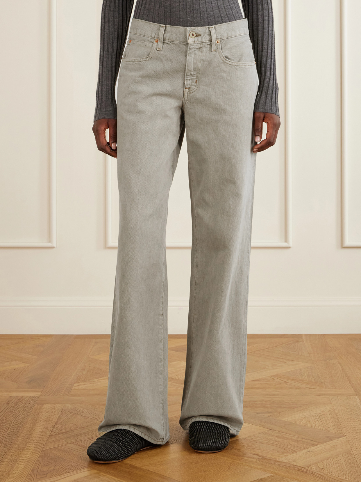 Mica Low-Rise Wide- Leg