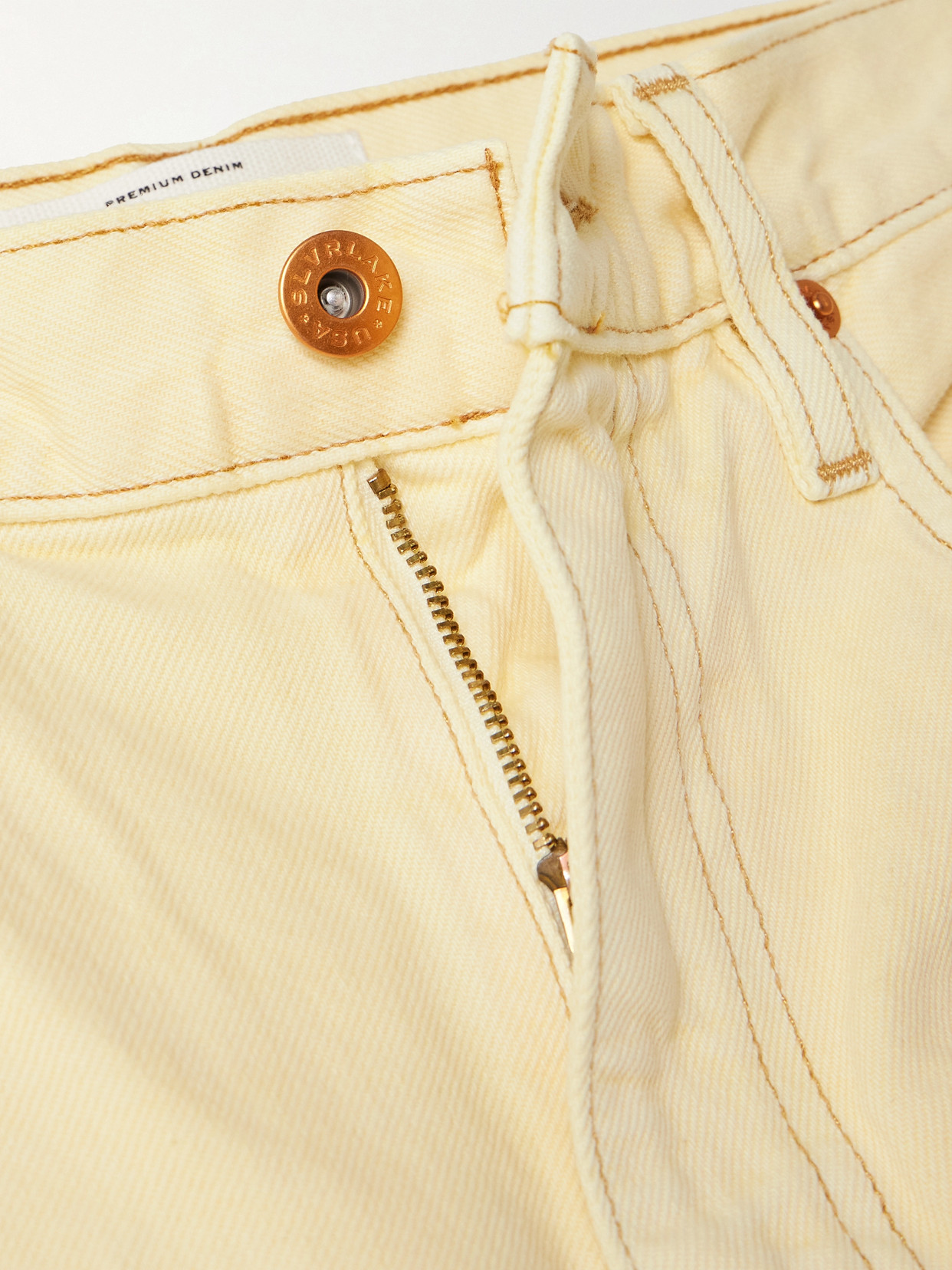 London Cropped High-Rise Straight-Leg Jeans