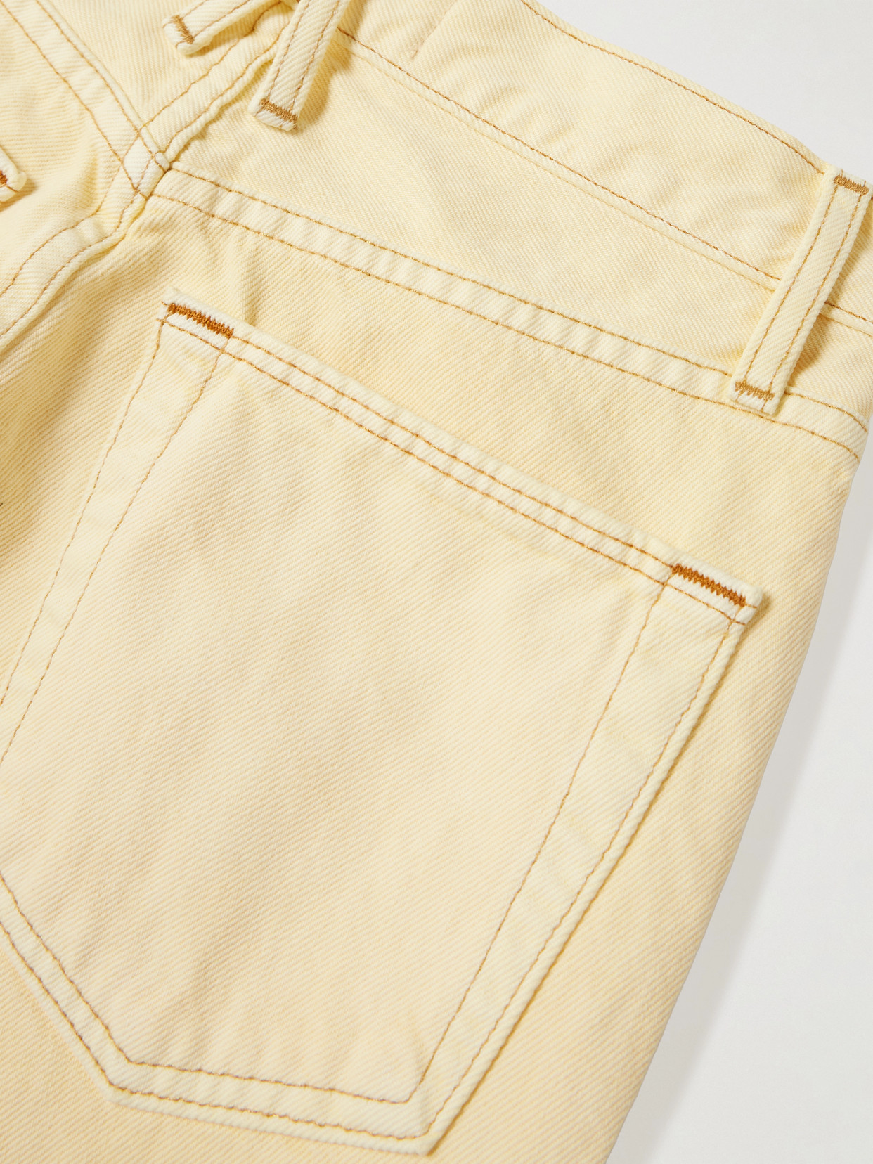 London Cropped High-Rise Straight-Leg Jeans