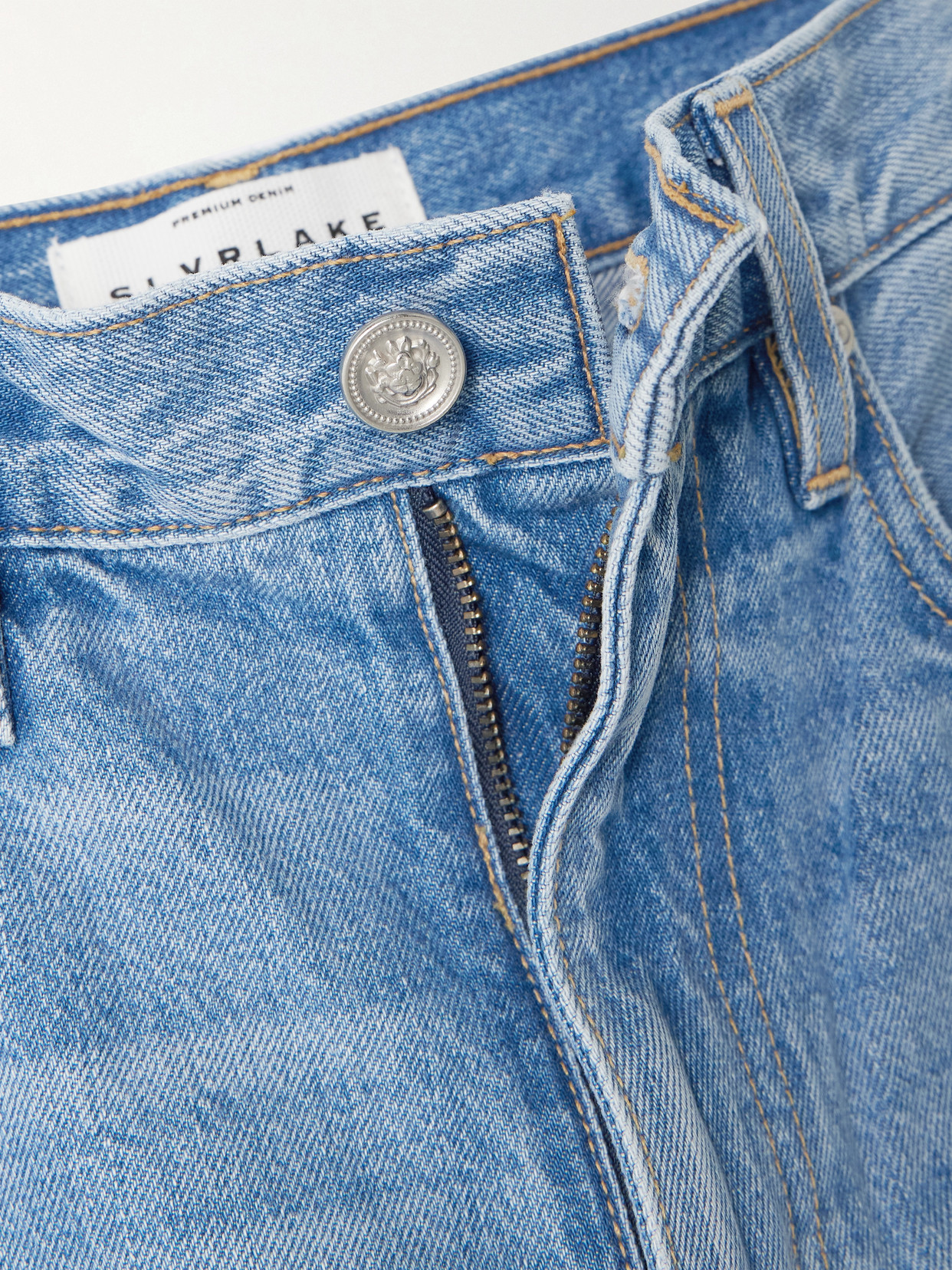 London Crop High-Rise Straight-Leg Jeans