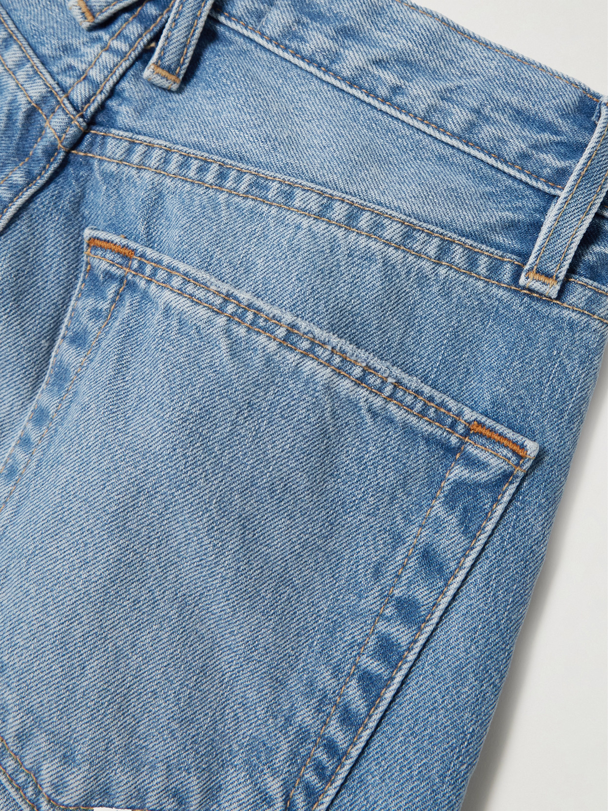 London Crop High-Rise Straight-Leg Jeans