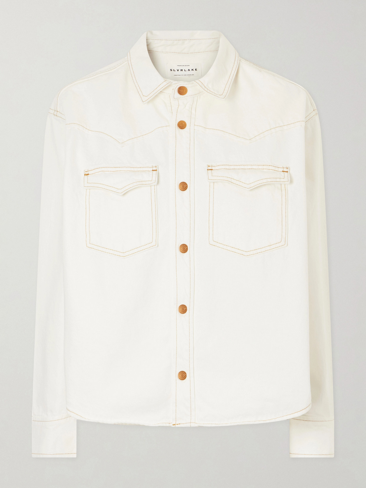 Slvrlake Cassidy Denim Jacket In White