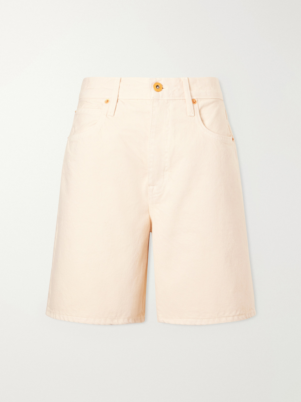 Slvrlake Square Cotton Short In Neutral