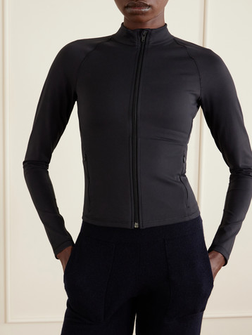 Skims + Nike tech-jersey jacket