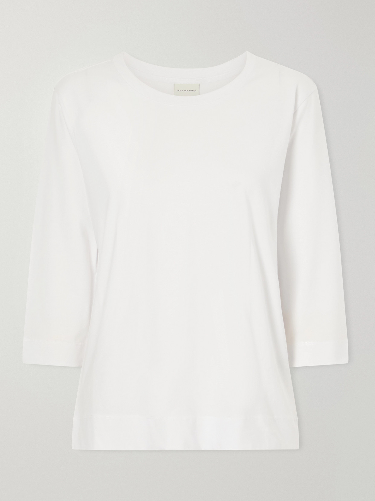 Dries Van Noten Cotton T-shirt In White
