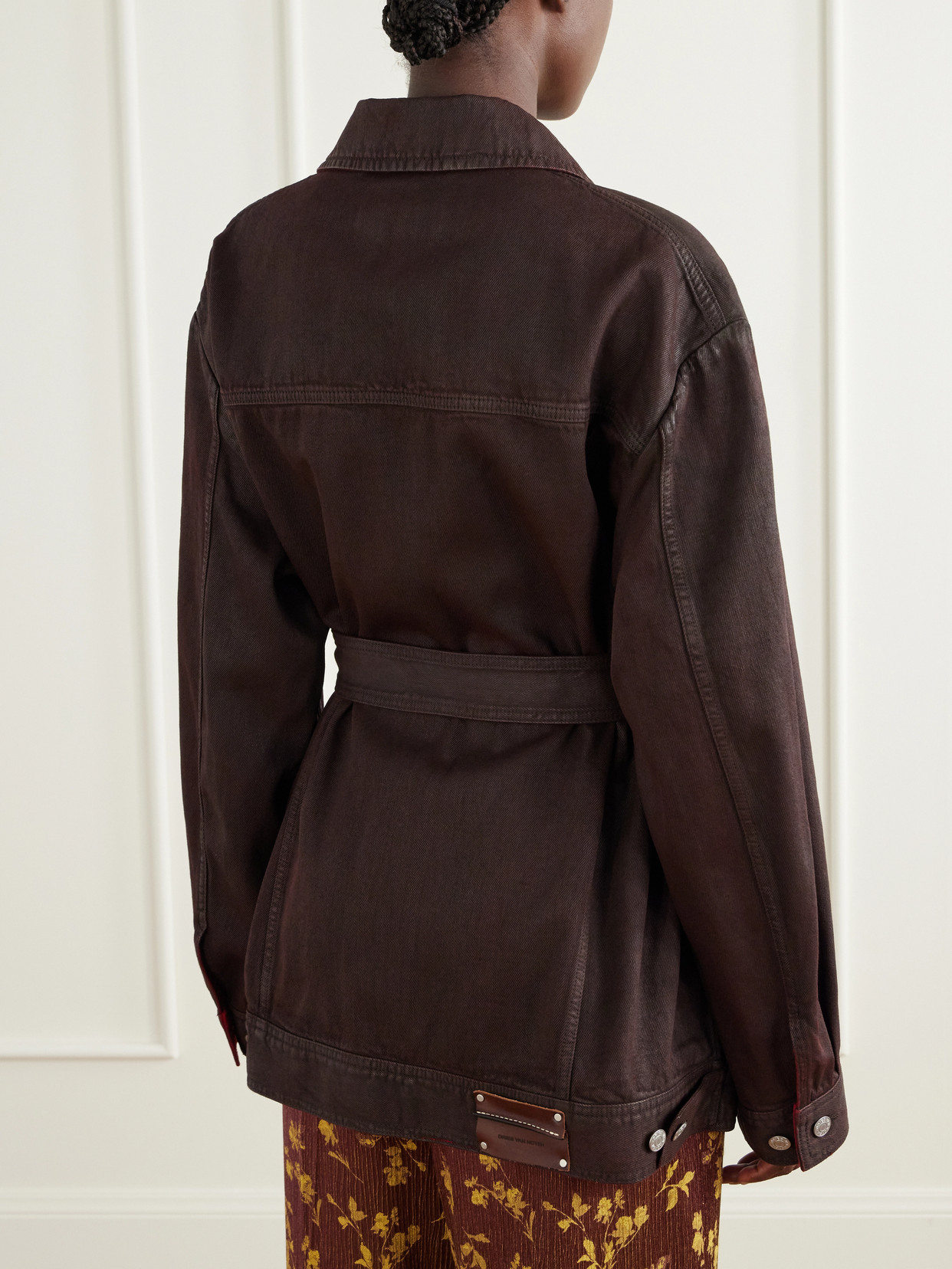 Belted Denim Jacket